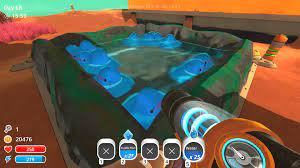 A rancher needs a pool of fresh water, like a pond, available for a puddle slime and its plorts to sit in as they will evaporate if away from water. Puddle Slimes Slimerancher