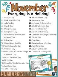 Daily Writing Prompts Based On Fun November National Holidays National Jellyfish Day And National Cand Silly Holidays Weird Holidays National Holiday Calendar