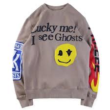 Ksg Freeee Kanye West Kid Cudi Kids See Ghosts Sweatshirt Kendall Jenner Smile Ebay Kanye West Kids Kid Cudi Sweatshirts