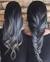Dark Brown To Silver Hair Ombre