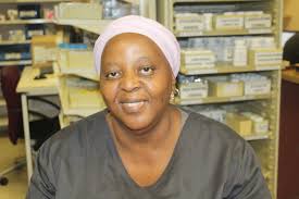 I'm a supervisor in the outpatients' pharmacy, one of the pharmacies in  Groote Schuur. We mainly dispense medication to outpatients. We rotate  between departments, but most of my life here has been