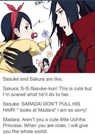 Madara Meets Sarada Naruto Comic Naruto Madara Uchiha