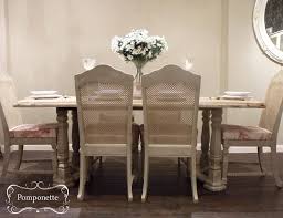 Extendable Dining Table And Six Chairs By Pomponette Extendable Dining Table Dining Table Dining Table Chairs
