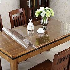 Ostepdecor custom 60 x 36 inch clear table cover protector, 1.5mm thick table protector for dining room table, clear plastic tablecloth protector, clear table cloth table pad for kitchen wood grain. Ostepdecor 1 5mm Thick Clear 42 Inches Round Table Cover Heavy Duty Table Top Cover Clear Table Cover Protector For Dining Room Table Round Table Protector Round Table Pad Kitchen Dining Kolenik