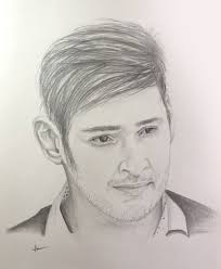 A Small Contribution To Mahesh Babu Sir And His Fans Pencil Sketch Portrait Celebrity Art Drawings Celebrity Drawings