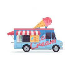 Modern Delicious Ice Cream Commercial Food Truck Vehicle Food Clipart Street Park Png And Vector With Transparent Background For Free Download Ice Cream Car Ice Cream Truck Ice Cream Plating