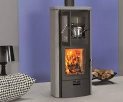 Poil mixte bois et granulés. Poele A Bois Avec Four Max Blank Toulouse Bf Flamko Revendeur Agree