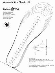 Printable Shoe Size Chart Women's Foot Measurement Chart Printable Best Of Getting The Perfect Mellow Walk Fit Is As Easy As 1 2 3 Shoe Chart Shoe Size Chart Kids Moccasin Pattern