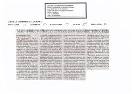 VMulti-ministry effort to combat porn involving schoolkids