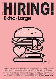 Pin By Ana On Inspiration X Nonsense Recruitment Poster Job Poster Creative Jobs