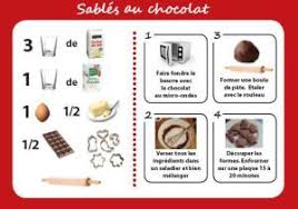 Articles A Propos De Cycle 1 Sur L Ecole De Bn Recette Illustree Sables Au Chocolat Sables