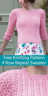 It's also been shown to reduce stress and improve memory. Free Knitting Pattern For Summer Palace 4 Row Repeat Sweater Knitting Patterns Free Sweater Baby Knitting Patterns Summer Knitting