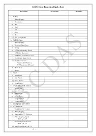 Adequate lighting, tested and record of annual inspection portable fire extinguishers: Eot Crane Inspection Check List Helpful For Safety Officers During I