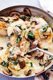 Creamy Parmesan Garlic Mushroom Chicken The Recipe Critic