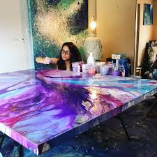 Tara Bach Acrylic Abstract Artist On Instagram Tarabachart Or View More At Www Tarabachart Com Abstract Abstract Artists Pouring Art