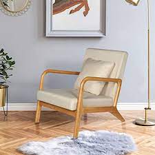 We have a chicagoland warehouse full of authentic mid century modern furniture, art and decor from the 1950's, 1960's, and 1970's! Amazon Com Eluchang Mid Century Modern Accent Chairs 25 6 X 30 X 30 Fabric Reading Armchair Accent Chairs For Living Room Bedroom Easy Assembly Kitchen Dining