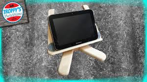 …heute mal nichts für den vw bus sondern für zuhause. Tablet Halter Diy Schnell Und Einfach Selbst Gebaut Youtube