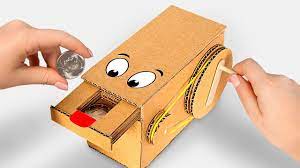Basteln mit klopapierrollen, diy, prinzessin, schloss, burg, karton. Wow Tolle Diy Munzen Sparbank Aus Karton Fur Dich Youtube