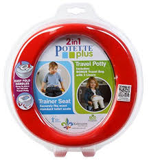 This Travel Potty Is An Absolute Must Havefor Potty Training Your Toddler The 2 In 1 Potette Pl Travel Potty Travel Potty Training Potty Training Toilet Seat