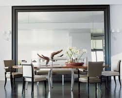 Miroir De Mur Dans La Cuisine Mirror Dining Room Modern Dining Room Living Decor