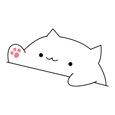 Bongo Cat Cute Doodles Cute Animal Drawings Kawaii Cat Stickers
