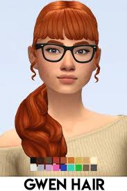 Imvikai Gwen Hair The Sims Sims E Sims 4