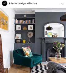 From daring dark décor to bright white walls, scroll down for our favourite ideas. Manta Makes Feature Wall Living Room Victorian Living Room Decor Victorian Living Room