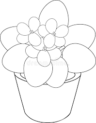 Click the violets coloring pages to view printable version or color it online (compatible with ipad and android tablets). Coloring Flower Pot Stock Illustrations 1 366 Coloring Flower Pot Stock Illustrations Vectors Clipart Dreamstime
