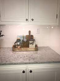 Of course, that is not the only function that we can get from this detailing because it can also enhance the look of the entire tile design itself. Rolling Fog Quartz Countertop And White Subway Tile Quartz Countertops Countertops Rolling Fog Quartz Countertop
