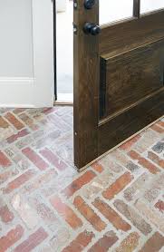 Brick Floor Herringbone Brick Floor Kitchen Antique Brick Brick Flooring