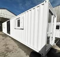 Converted 40ft Shipping Container | Open Plan Office | Portable Container  Building - M-W Containers