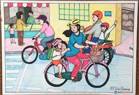 Vẽ Tranh An Toàn Giao Thông cho học sinh [Đề tài tuyên truyền]
