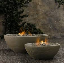 Outdoor Fireplace From Restoration Hardware Concrete Outdoor Fireplace Outdoor Fire Pit Fire Bowls