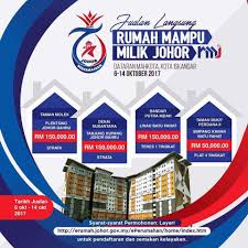 Permohonan rumah mampu milik di negeri johor boleh dilakukan oleh rakyat johor yang layak dengan membuat permohonan dan pendaftaran secara atas talian di laman sesawang. Jualan Langsung Rumah Mampu Milik Pasir Gudang Kita Facebook