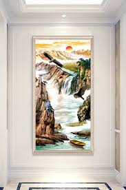 Chinese Aesthetic Art Mountain And Flowing Water Wild Goose Bird Porch Decoration Decors 3d Models Psd Free Download Pikbest Aesthetic Art Art Painting