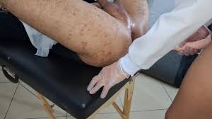 He went to the urologist because he no longer felt pleasure and she stuck  her strapon in him until