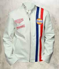 Steve Mcqueen White Biker Jacket Jacket Junctions Biker Leather Jackets Jacket Store