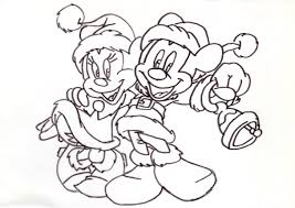 Disegni Da Colorare Minnie E Topolino Natale Timazighin Con Immagini