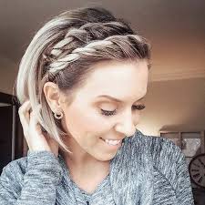 Consequently, i keep my hair up in a french braid much of the time, and also braid it each night i'll show you first how your hands will move (with nothing in them to braid), then on some scrap pieces my hair is thin and there is not much volume in a plait. Top 30 Trendy Short Hairstyles For Fine Hair