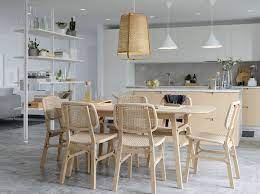With an extendable table, you won't worry about where to seat unexpected guests. Voxlov Dining Table Light Bamboo 707 8x353 8 180x90 Cm Ikea