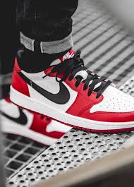 Air Jordan 1 Low White University Red Black Nike Air Jordan 1 Retro Low Og Chicago Via Kicks Daily Com Air Jordans Urban Wear Skate Wear