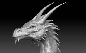 22 xp pen tablet + $100! Dragon Head Sculpt By Akiratang On Deviantart Dragon Sculpture Dragon Head Pencil Drawings Of Flowers