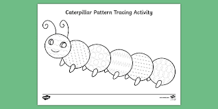 These wonderful illustrations include a mixture of full color and black and white clipart as well. Caterpillar Pattern Tracing Activity Teacher Made