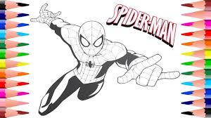 10 wonderful spider man coloring pages your toddler will love : Painting Spiderman For Kids Coloring For Toddlers In Spiderman Coloring Book Youtube