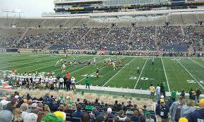 Notre Dame Stadium Section 9 Row 26 Seat 26 Notre Dame