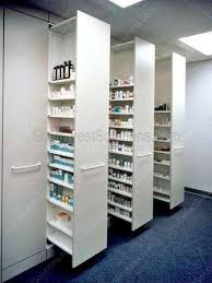 Pharmacy Movable Casework Cabinets Medical Millwork Shelving Rack Photos