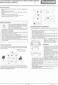 Clean it with a vacuum cleaner. 6460474a Radio Smoke Detector Model 64604 74 User Manual Draft Tunstall Healthcare Uk