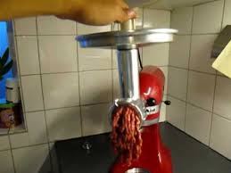 kitchenaid meat grinder first attempt