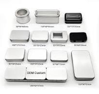 Custom Design Small Rectangle Tin Case Metal Tin Can Box ...