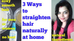 Natural hair straightening does exist. Hair Straightening At Home Permanently Naturally Withour Heat For Men Or Women In Hindi Youtube